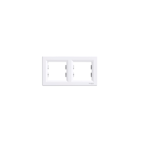 Рамка 2-постовая горизонтальная Shneider-Electric Asfora белый EPH5800221