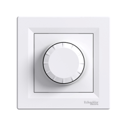 Светорегулятор поворотный 40-600W Shneider-Electric Asfora белый ASFORA EPH6500121