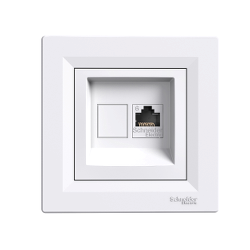 Розетка компьютерная RJ45, белый Shneider-Electric Asfora EPH4700121