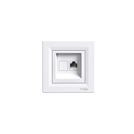 Розетка компьютерная RJ45, белый Shneider-Electric Asfora EPH4700121