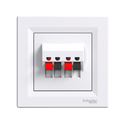 Розетка аудио Shneider-Electric Asfora белый EPH5700121