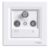 Розетка TV/R/SAT оконченая Shneider-Electric Asfora белый EPH3500121