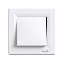Выключатель 1кл. IP44 Shneider-Electric Asfora белый  EPH0100221
