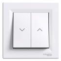 Выключатель жалюзи Shneider-Electric Asfora белый  EPH1300121