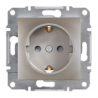 Розетка с шторками Shneider-Electric Asfora бронза EPH2900269
