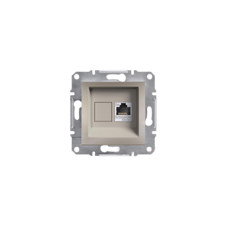 Розетка компьютерная RJ-45 cat.5e Shneider-Electric Asfora бронза EPH4300169