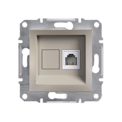 Розетка телефонная RJ11 Shneider-Electric Asfora бронза EPH4100169