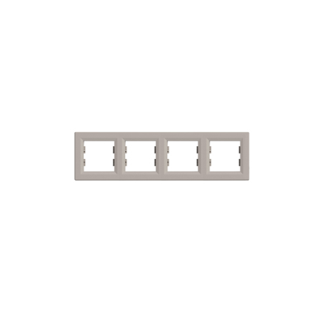 Рамка 4-постовая горизонтальная Shneider-Electric Asfora бронза EPH5800469