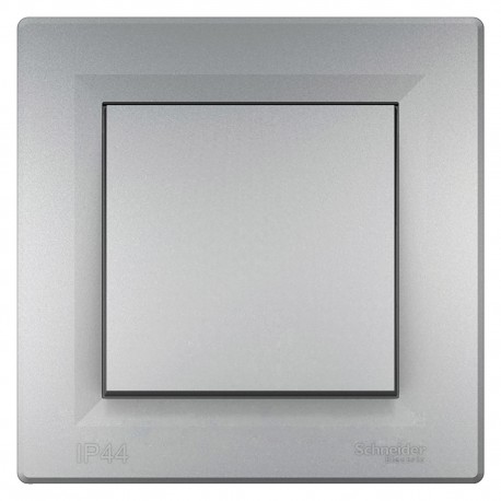 Выключатель 1-кл. IP44 Shneider-Electric Asfora алюминий EPH0100261
