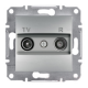 Розетка TV/R оконченая Shneider-Electric Asfora алюминий EPH3300161