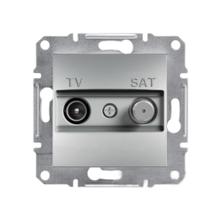Розетка TV/SAT оконченая Shneider-Electric Asfora алюминий EPH3400161