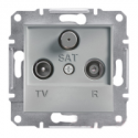 Розетка TV/R/SAT оконченая Shneider-Electric Asfora алюминий EPH3500161