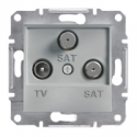 Розетка TV/SAT/SAT оконченая Shneider-Electric Asfora алюминий EPH3600161