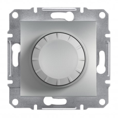 Светорегулятор поворотный с подсветкой 40-600W Shneider-Electric Asfora алюминий EPH6500161