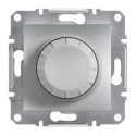 Светорегулятор поворотный с подсветкой 40-600W Shneider-Electric Asfora алюминий EPH6500161