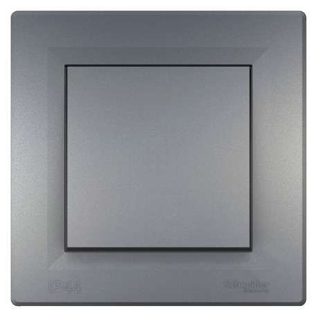 Выключатель 1-кл. IP44 Shneider-Electric Asfora сталь EPH0100262