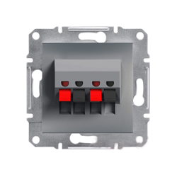 Розетка аудио Shneider-Electric Asfora сталь EPH5700162
