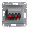 Розетка аудио Shneider-Electric Asfora сталь EPH5700162