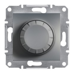 Светорегулятор поворотный 40-600W Shneider-Electric Asfora сталь EPH6400162