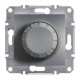 Светорегулятор поворотный 25-315W Shneider-Electric Asfora сталь EPH6600162