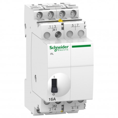 Импульсное реле  Schneider-Electric Acti 9 iTL A9C30114 (4НО, 2P, 16A, AC24/DC12)