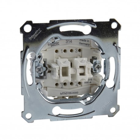 Механизм выключателя 2-кл. кнопочного Schneider-Electric D-life MTN3155-0000