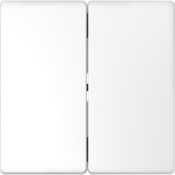 Накладка выключателя 2-кл. Schneider-Electric D-life (белый лотос) MTN3400-6035