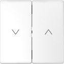 Накладка выключателя жалюзи Schneider-Electric D-life (белый лотос) MTN3855-6035