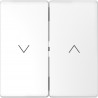 Накладка выключателя жалюзи Schneider-Electric D-life (белый лотос) MTN3855-6035