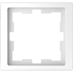 Рамка Schneider-Electric D-life (1-ая., белый лотос) MTN4010-6535