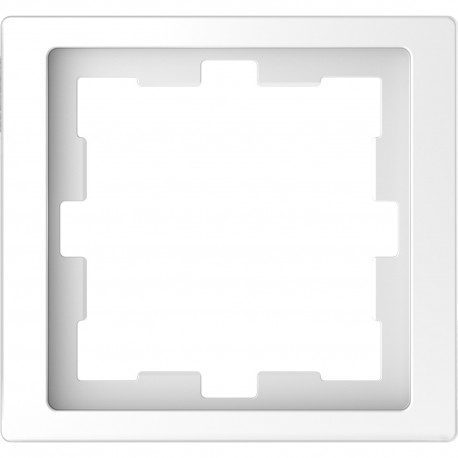 Рамка Schneider-Electric D-life (1-ая., белый лотос) MTN4010-6535