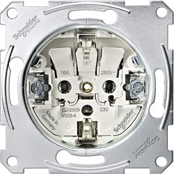 Механизм розетки с заземлением Schneider-Electric D-life (16А, 250В.) MTN2300-0000