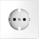 Накладка розетки Schneider-Electric D-life (белый лотос) MTN2330-6035