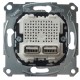 Механизм розетки USB Schneider-Electric D-life MTN4366-0100