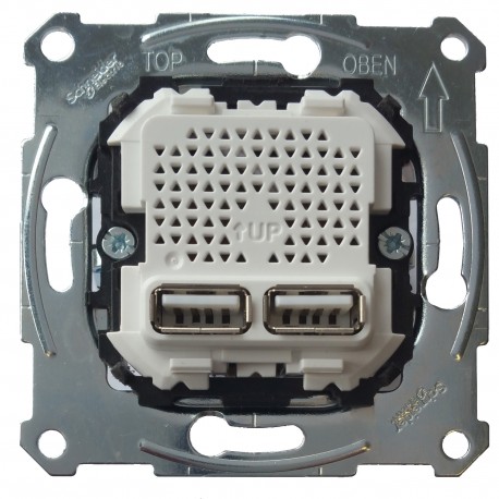 Механизм розетки USB Schneider-Electric D-life MTN4366-0100