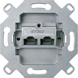 Механизм розетки компьютерной 2 х RJ-45 cat.6 Schneider-Electric D-life MTN465706
