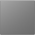 Накладка выключателя 1-кл. Schneider-Electric D-life (нерж. сталь) MTN3300-6036