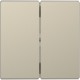 Накладка выключателя 2-кл. Schneider-Electric D-life (сахара) MTN3400-6033