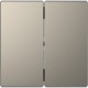 Накладка выключателя 2-кл. Schneider-Electric D-life (никель) MTN3400-6050