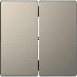 Накладка выключателя 2-кл. Schneider-Electric D-life (никель) MTN3400-6050