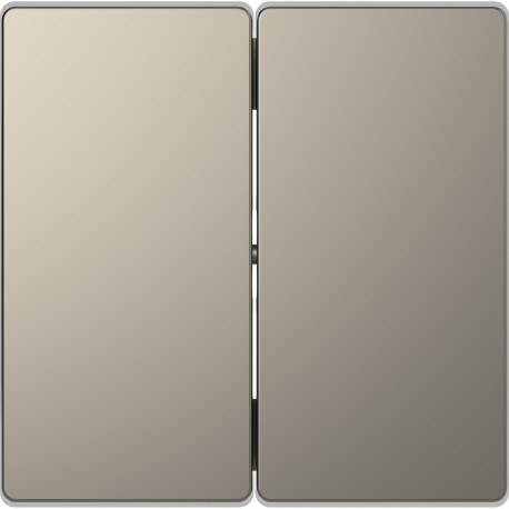 Накладка выключателя 2-кл. Schneider-Electric D-life (никель) MTN3400-6050