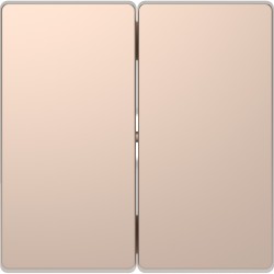 Накладка выключателя 2-кл. Schneider-Electric D-life (шампань) MTN3400-6051