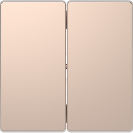 Накладка выключателя 2-кл. Schneider-Electric D-life (шампань) MTN3400-6051