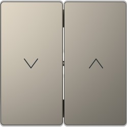 Накладка выключателя жалюзи Schneider-Electric D-life (никель) MTN3855-6050