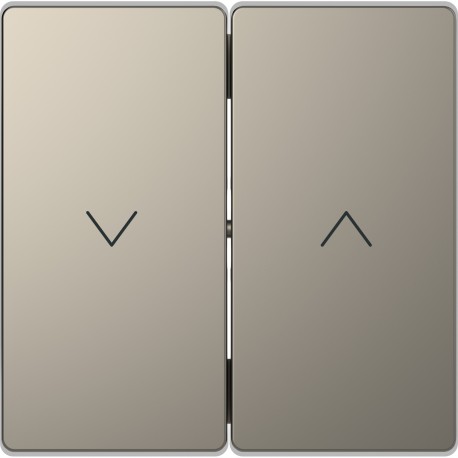 Накладка выключателя жалюзи Schneider-Electric D-life (никель) MTN3855-6050
