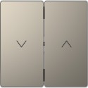 Накладка выключателя жалюзи Schneider-Electric D-life (никель) MTN3855-6050