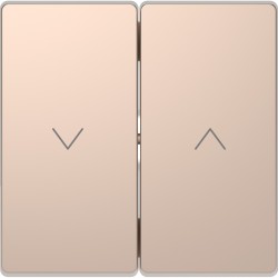 Накладка выключателя жалюзи Schneider-Electric D-life (шампань) MTN3855-6051
