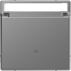 Накладка выключателя карточного Schneider-Electric D-life (нерж. сталь) MTN3854-6036