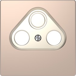 Накладка розетки TV оконечной Schneider-Electric D-life (шампань) MTN4123-6051