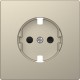Накладка розетки Schneider-Electric D-life (сахара) MTN2330-6033
